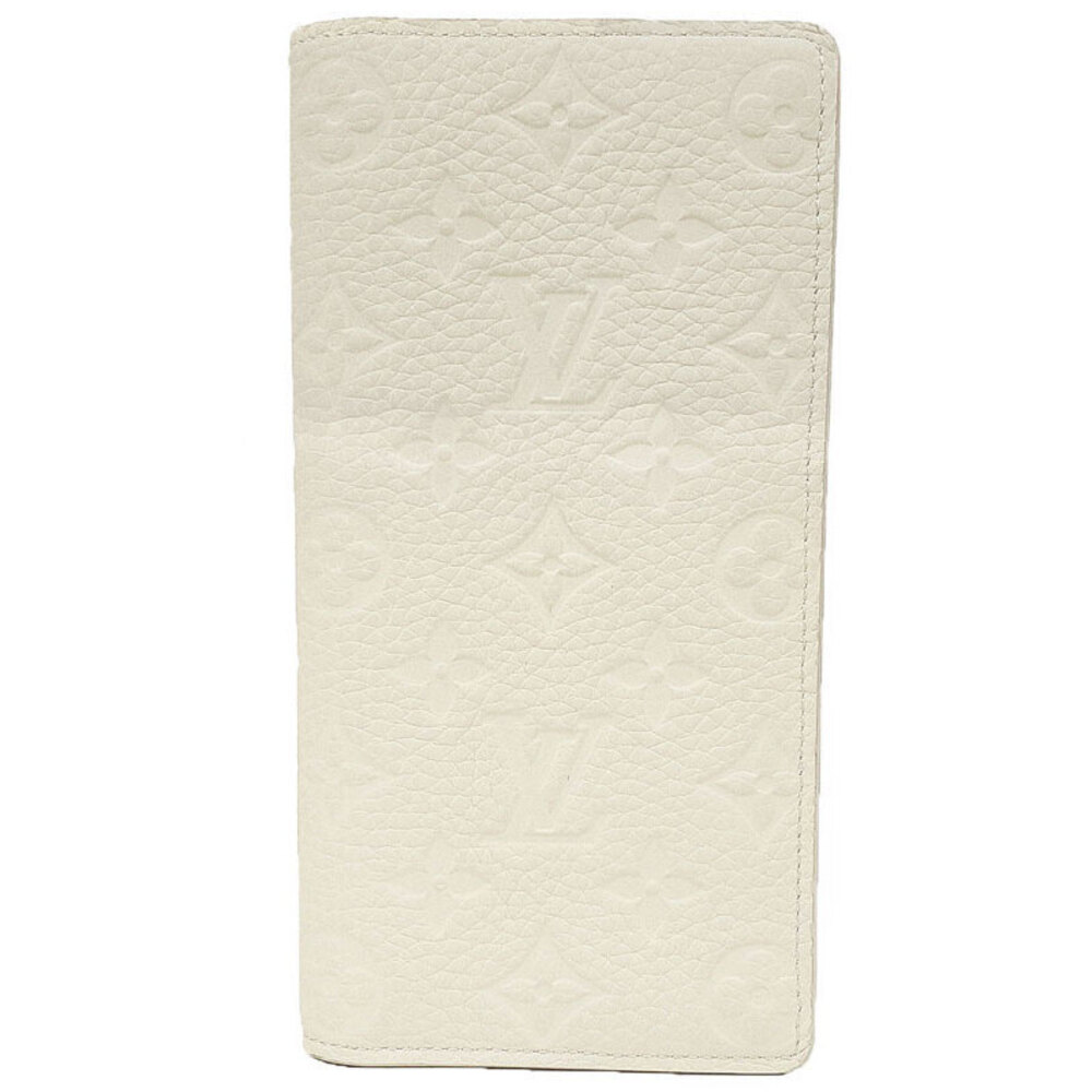 Louis Vuitton Taurillon Monogram Portefeuille Brazza NM Bi fold Long Wallet